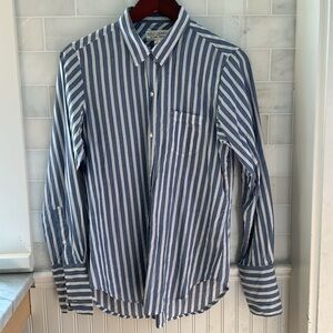 Nili Lotan striped lightweight cotton shirt